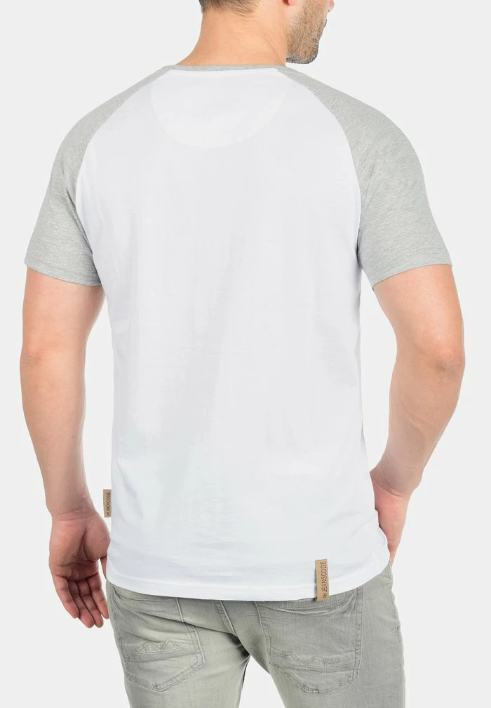 Remise 👍 INDICODE 👖 JEANS IDGRESHAM - T-shirt Imprimé - White 🛒 – Image 2