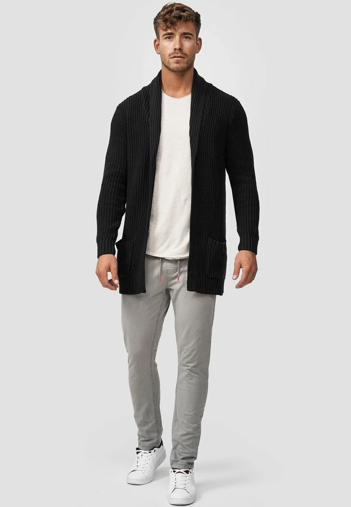 Vente flash ❤️ INDICODE 👖 JEANS ANAHEIM - Gilet - Black 👍 – Image 2