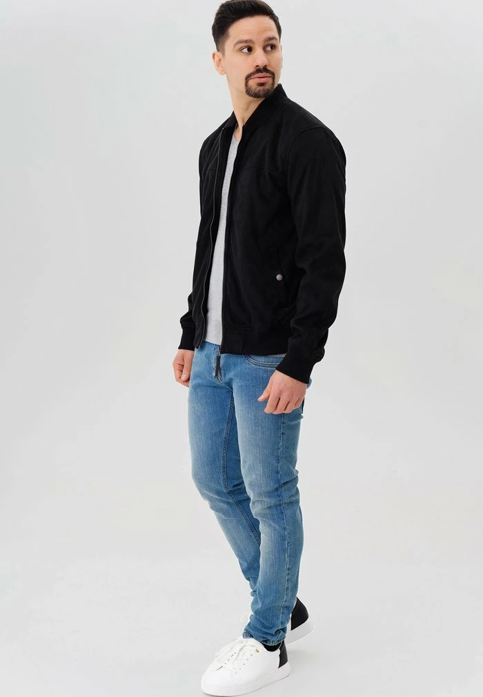 Vente flash 😍 INDICODE 👖 JEANS ABBOTT - Veste Mi-saison - Black 💯 – Image 2