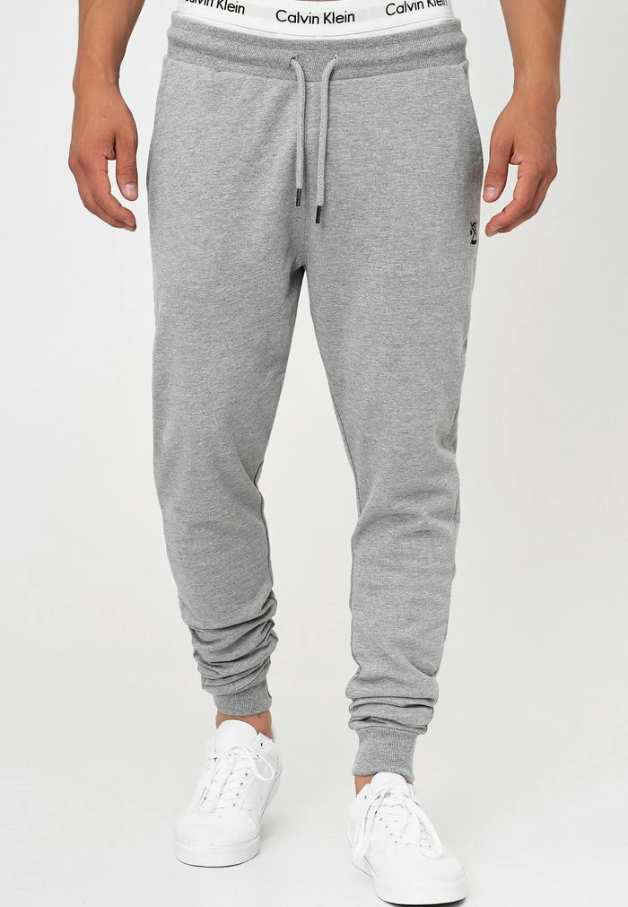 Meilleur prix 🎁 INDICODE 👖 JEANS Pantalon De Survêtement - Lt Grey Mix 🤩