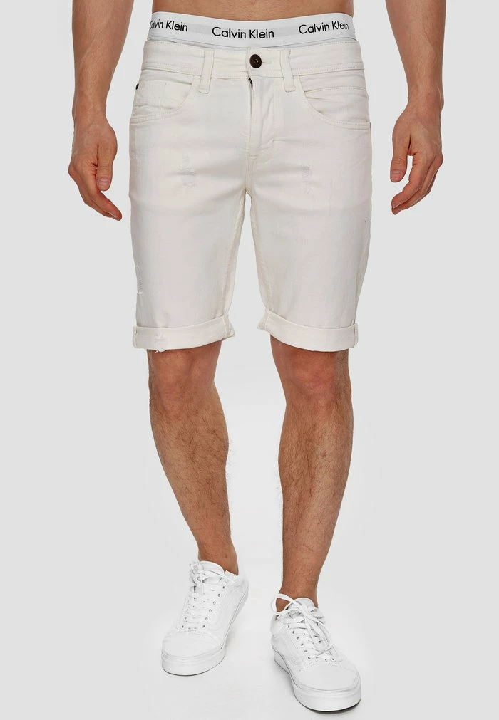 Nouveau ✨ INDICODE 👖 JEANS Short En Jean - Marshmellow 😀