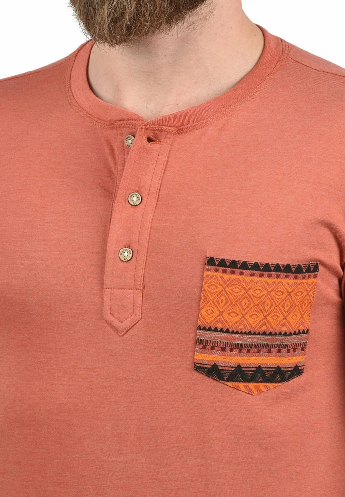 Acheter 😀 INDICODE 👖 JEANS IDART - T-shirt Imprimé - Camelian 👍 – Image 3