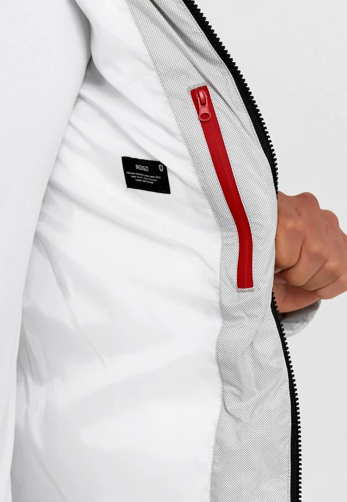 Nouveau ✔️ INDICODE 👖 JEANS Veste D'hiver - Offwhite ❤️ – Image 7