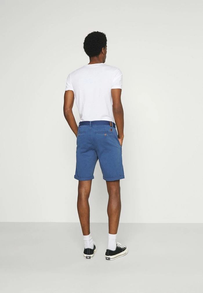 De gros 👏 INDICODE 👖 JEANS KAISER CHINO EXCLUSIV - Short - Monaco Blue ✔️ – Image 3