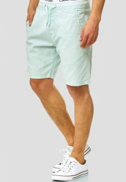 Vente flash 🛒 INDICODE 👖 JEANS REGULAR FIT - Short - Turquoise 🛒