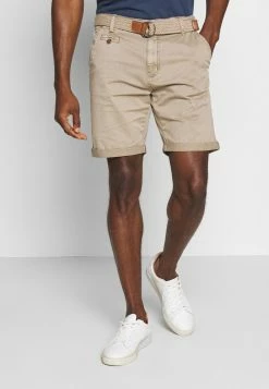 Grosses soldes 🤩 INDICODE 👖 JEANS CONER - Short - Greige 🧨