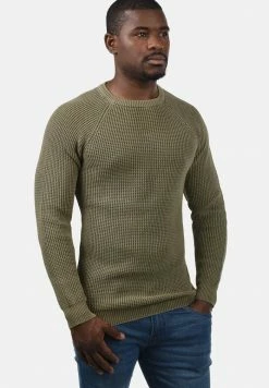 Remise ❤️ INDICODE 👖 JEANS IDROCKFORD - Pullover - Dark Olive 🔔