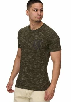 Sortie ✔️ INDICODE 👖 JEANS BLAINE - T-shirt Imprimé - Grün ✨