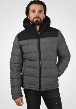 Vente flash ⌛ INDICODE 👖 JEANS IDGAIUS - Veste D'hiver - Dk Grey 👍