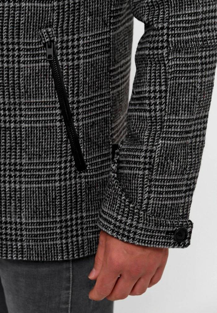 Grosses soldes 😉 INDICODE 👖 JEANS MÄNTEL BRITTANY - Veste Mi-saison - Raven ✔️ – Image 7