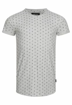 Vente flash 🛒 INDICODE 👖 JEANS BATCHNORD - T-shirt Imprimé - Lt Grey Mix 👏