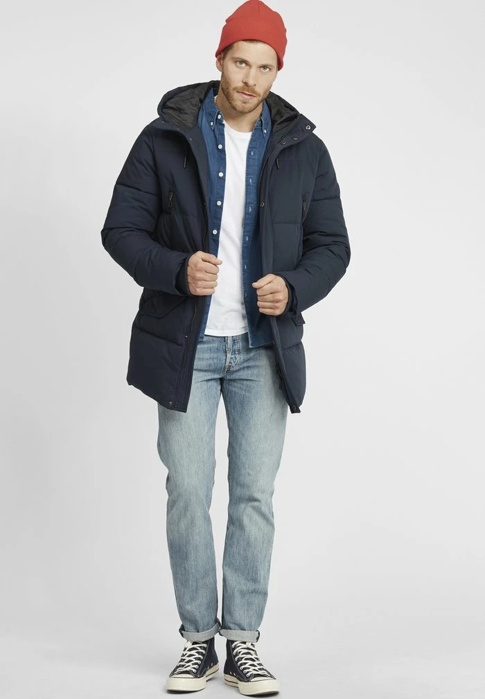 Meilleur prix 🤩 INDICODE 👖 JEANS IDCAVERT - Veste D'hiver - Navy ✨ – Image 2