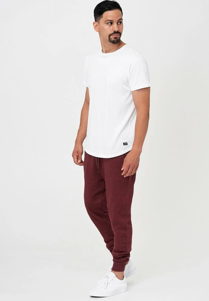 Meilleure vente 🔔 INDICODE 👖 JEANS Pantalon De Survêtement - Bordeaux Mix 🎉 – Image 2