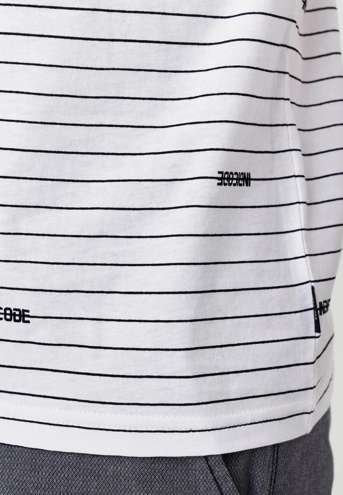 Bon marché 🥰 INDICODE 👖 JEANS ECKLEY - T-shirt Imprimé - Optical White 🎉 – Image 5