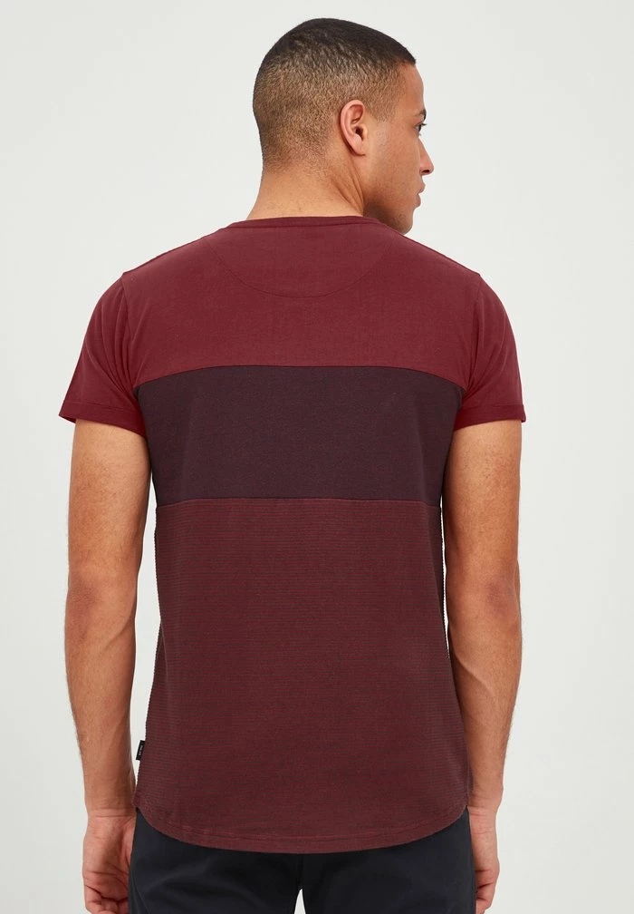 Nouveau 👍 INDICODE 👖 JEANS IDMORLER - T-shirt Imprimé - Bordeaux 🛒 – Image 2