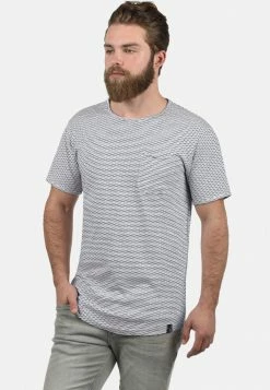 Remise 🥰 INDICODE 👖 JEANS IDALBIN - T-shirt Imprimé - Navy 👍