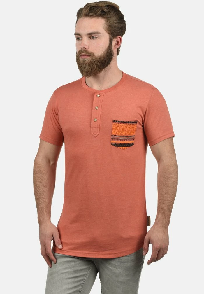 Acheter 😀 INDICODE 👖 JEANS IDART - T-shirt Imprimé - Camelian 👍