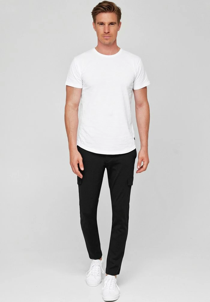 Remise 😍 INDICODE 👖 JEANS SUPER STRETCH ECKHART - Pantalon Cargo - Black 😍 – Image 2