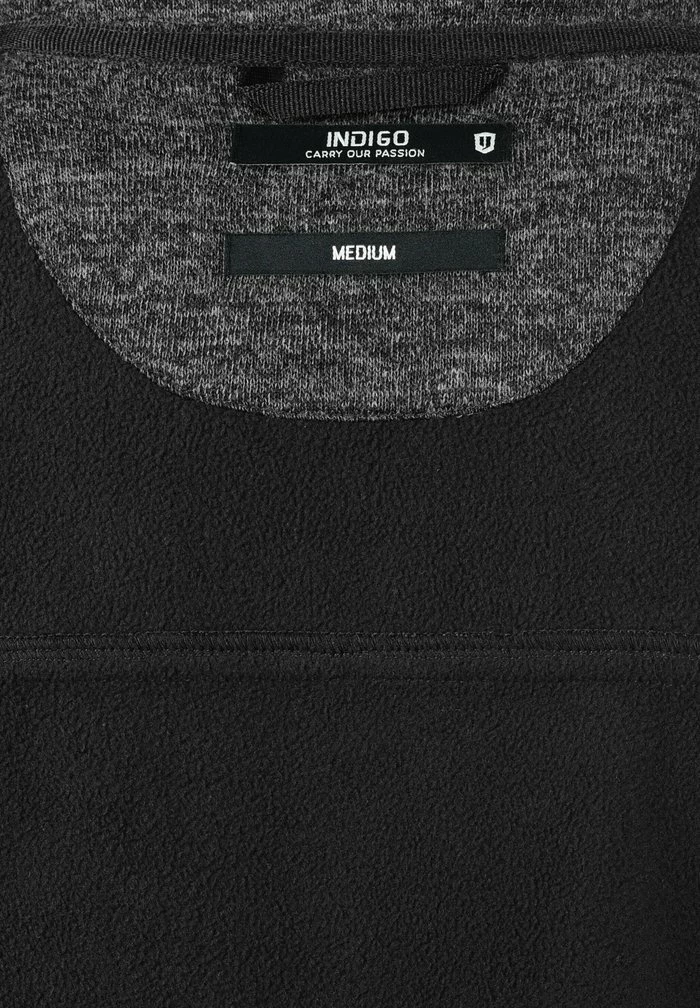 Meilleure vente 😍 INDICODE 👖 JEANS IDGROSVENOR - Sweat à Capuche Zippé - Charcoal 🧨 – Image 5