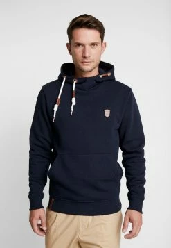 Vente flash 💯 INDICODE 👖 JEANS NEVILLY - Sweat à Capuche - Navy 🧨