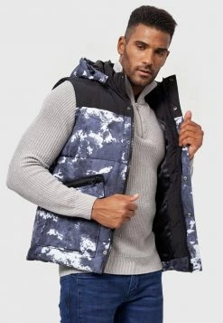 Nouveau 😍 INDICODE 👖 JEANS Veste Sans Manches - Offwhite 💯