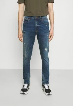 Offres 👏 INDICODE 👖 JEANS MORALES - Jean Slim - Rub Bleach 🤩