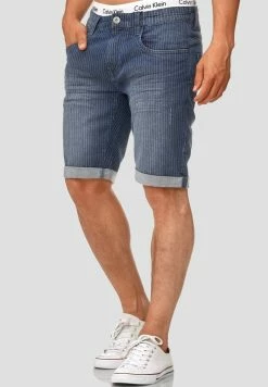 Bon marché 😍 INDICODE 👖 JEANS CUBA CADEN - Short En Jean - Indigo Blue ✔️