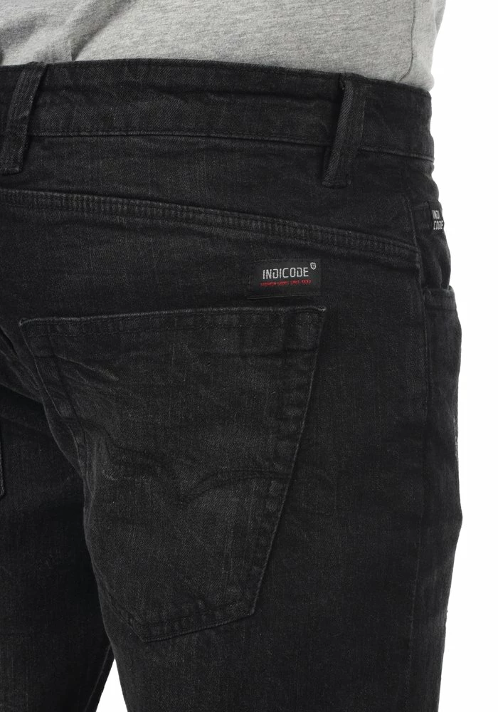 Meilleur prix 👏 INDICODE 👖 JEANS IDHALLOW - Short En Jean - Black 💯 – Image 6