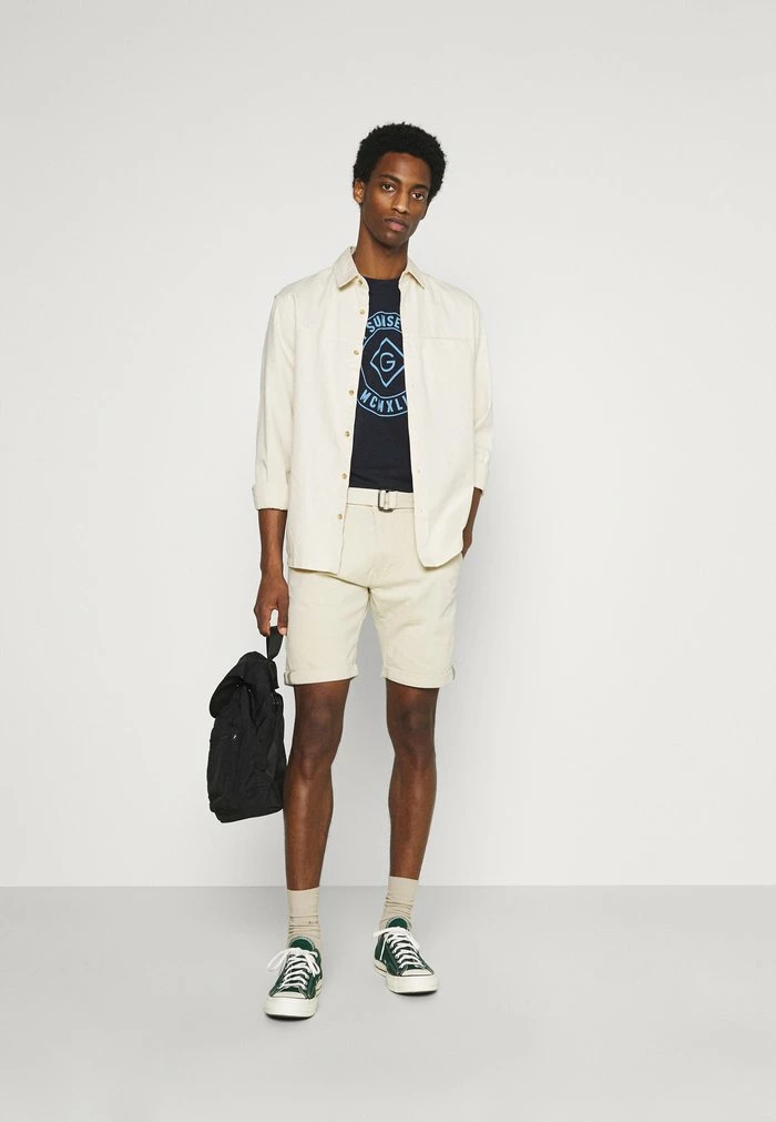 Meilleure vente 💯 INDICODE 👖 JEANS KAISER CHINO EXCLUSIV - Short - Fog ✔️ – Image 2