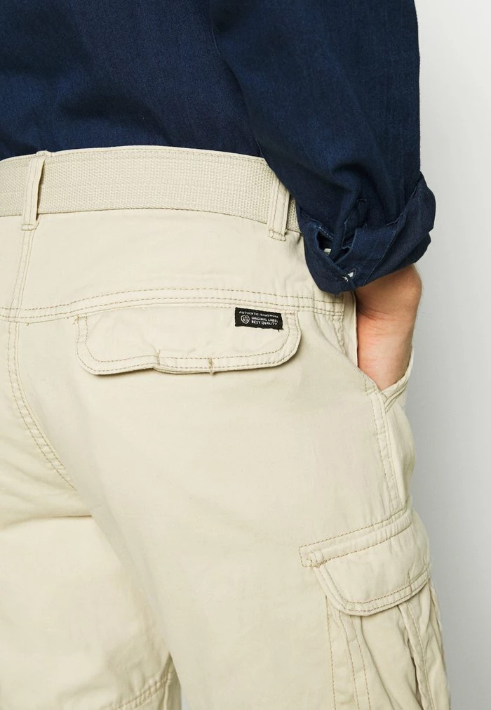 Sortie 👍 INDICODE 👖 JEANS WILLIAM - Pantalon Cargo - Fog 🛒 – Image 5