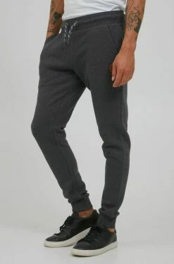 Promo 🎉 INDICODE 👖 JEANS IDHULTOP - Pantalon De Survêtement - Charcoal Mix 🎉