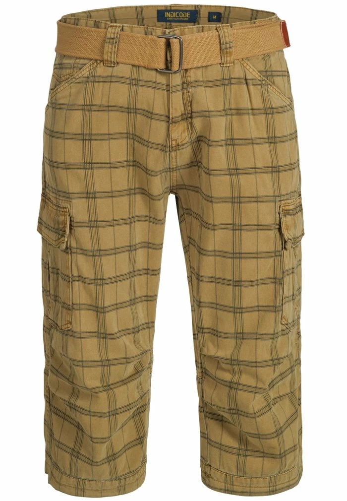 Grosses soldes 🔥 INDICODE 👖 JEANS MIT GÜRTEL NICOLAS - Short - Amber 🥰 – Image 5