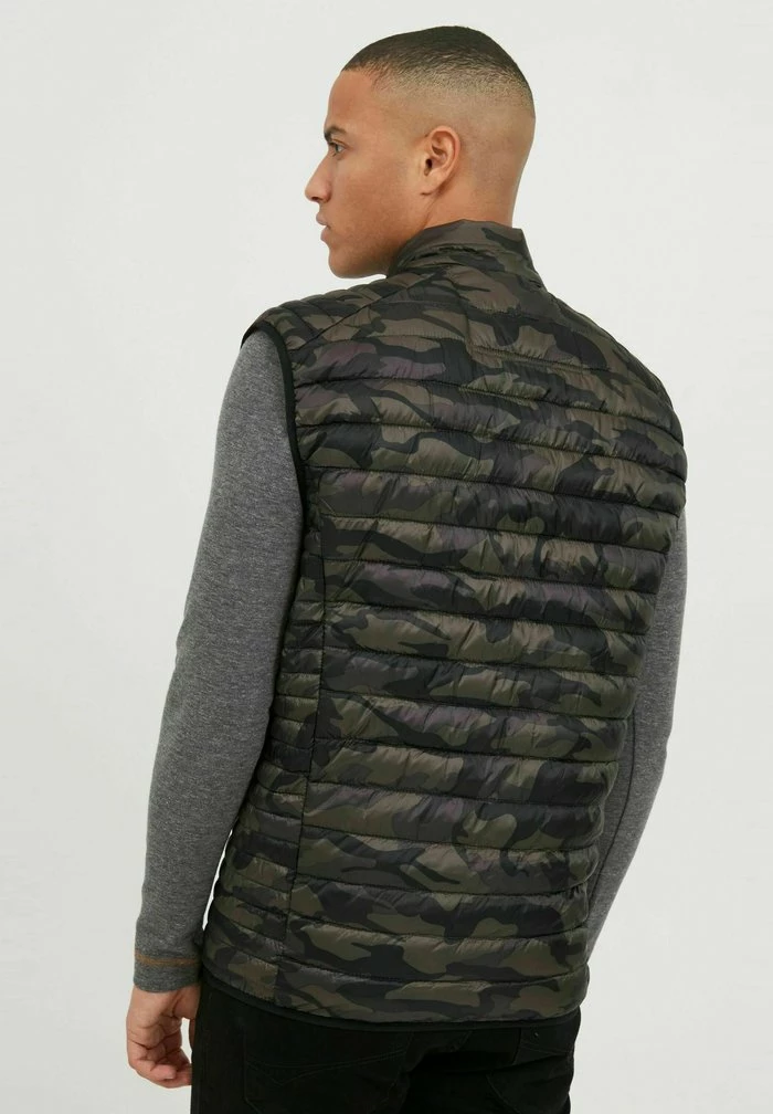 Vente flash 👏 INDICODE 👖 JEANS IDDAVIDE - Veste Sans Manches - Dired Camouflage 👍 – Image 3