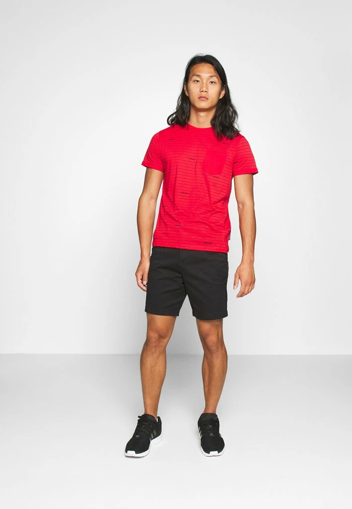 Bon marché 🌟 INDICODE 👖 JEANS ECKLEY - T-shirt Imprimé - Goji Berry 💯 – Image 2