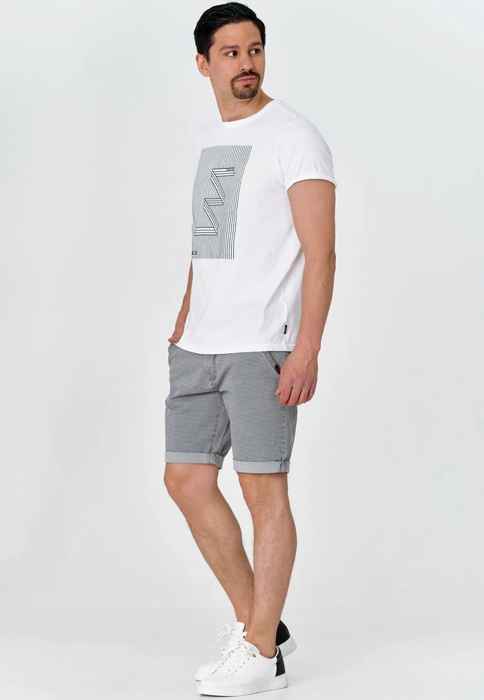 Offres 🧨 INDICODE 👖 JEANS CAEDMON - Short - Lt Grey 🌟 – Image 2