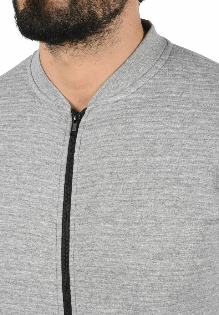 Meilleur prix 👏 INDICODE 👖 JEANS IDBRONTE - Sweat à Capuche Zippé - Grey Mix ❤️ – Image 4