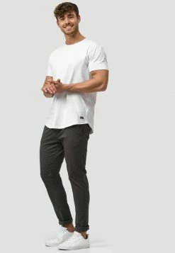 Vente flash 🌟 INDICODE 👖 JEANS CHERRY - Chino - Dark Grey 🥰