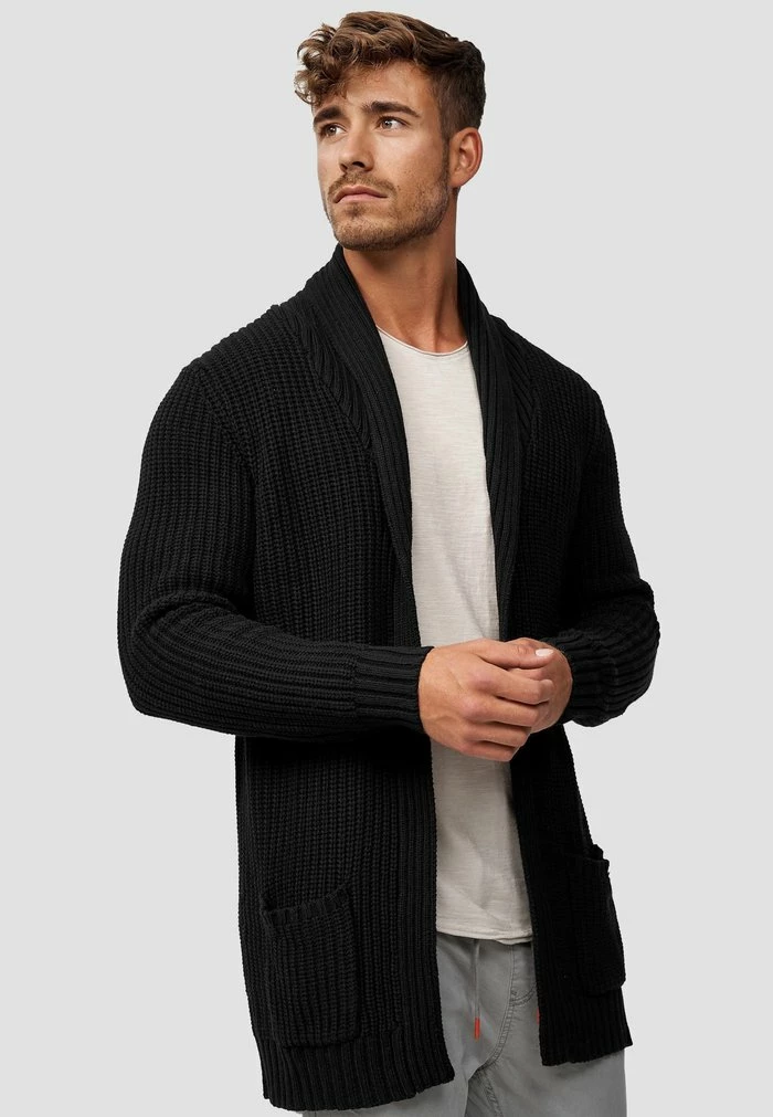 Vente flash ❤️ INDICODE 👖 JEANS ANAHEIM - Gilet - Black 👍 – Image 4