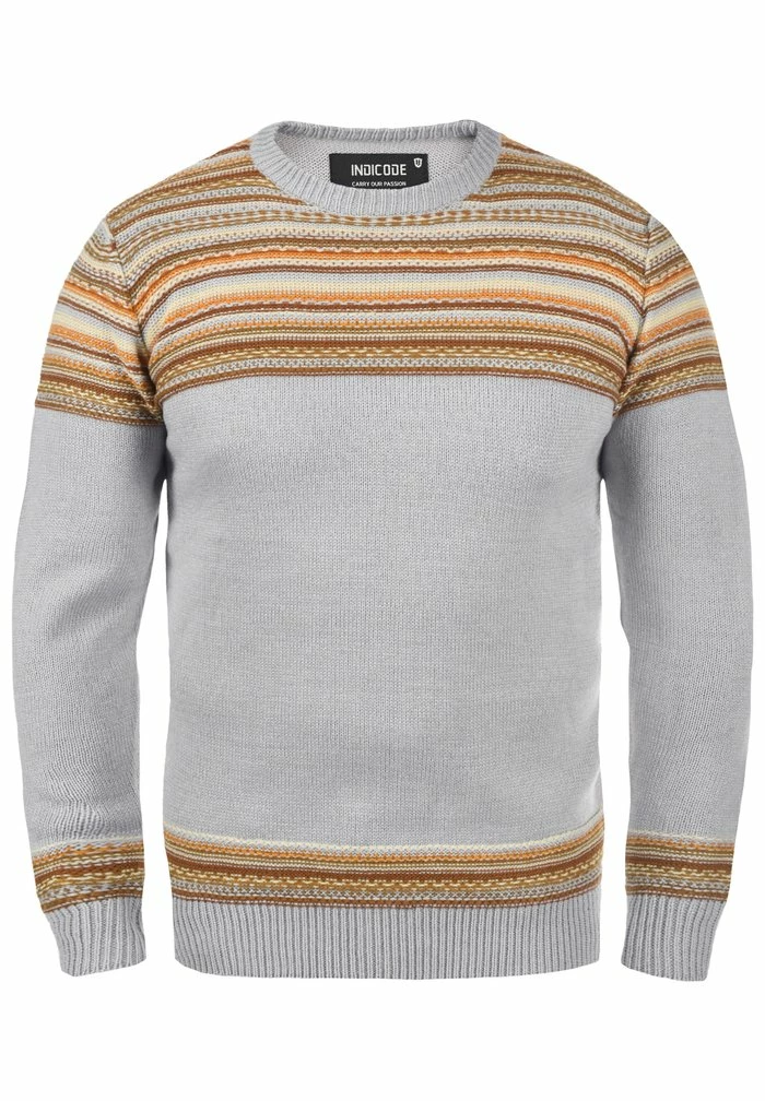 Budget 🧨 INDICODE 👖 JEANS IDLURDES - Pullover - Grey Mix 😍 – Image 5