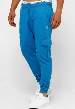 Meilleur prix 😍 INDICODE 👖 JEANS BENDNER - Pantalon Cargo - Clear Blue Mix 😉