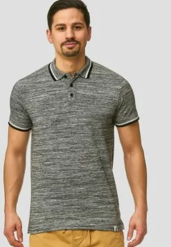 Bon marché ❤️ INDICODE 👖 JEANS Polo - Black ⭐