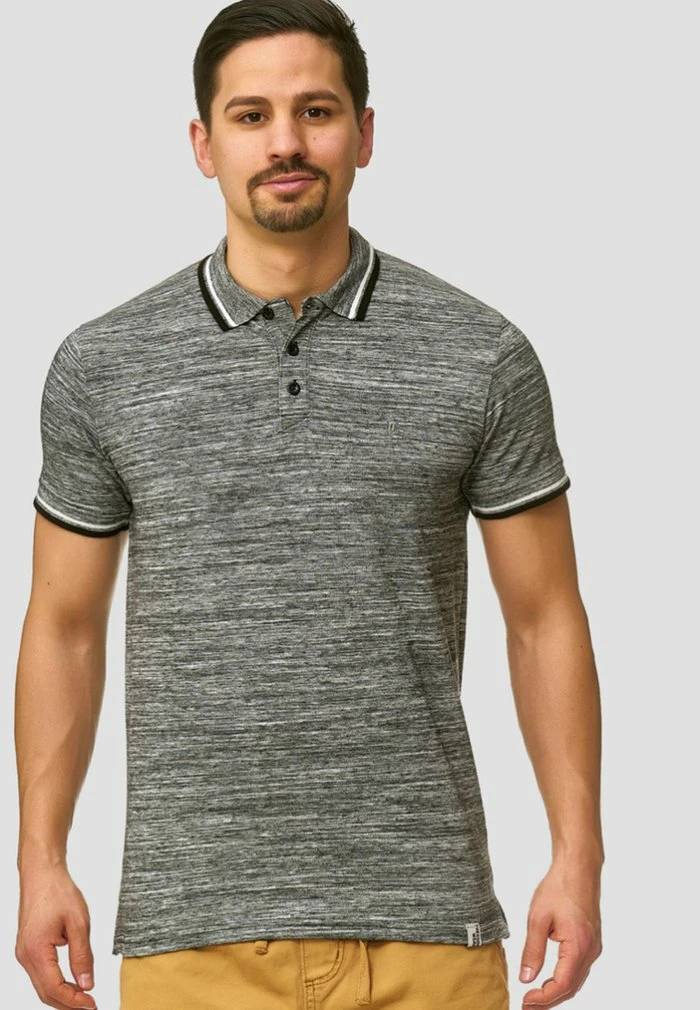 Bon marché ❤️ INDICODE 👖 JEANS Polo - Black ⭐