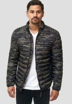 Bon marché 👏 INDICODE 👖 JEANS Veste Mi-saison - Mottled Dark Green 🌟