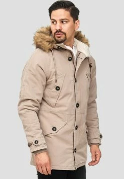 Meilleure vente 🌟 INDICODE 👖 JEANS Veste D'hiver - Mottled Dark Grey ✔️