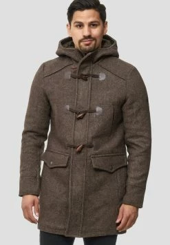 Remise ❤️ INDICODE 👖 JEANS LIAM - Veste D'hiver - Mottled Brown 👍