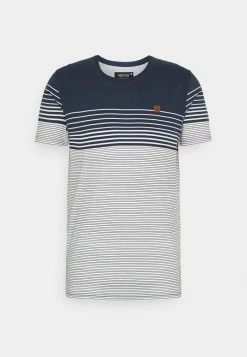 Offres 🎉 INDICODE 👖 JEANS MANNING - T-shirt Imprimé - Navy ✨