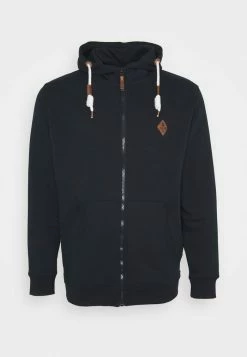 Nouveau ❤️ INDICODE 👖 JEANS QUINBY PLUS - Sweat à Capuche Zippé - Navy 🎁