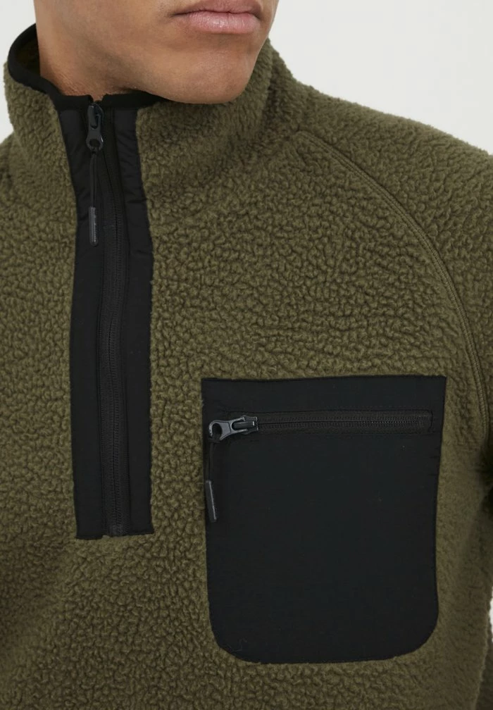 Le moins cher ✔️ INDICODE 👖 JEANS IDTROUT - Veste Polaire - Army 🎁 – Image 4