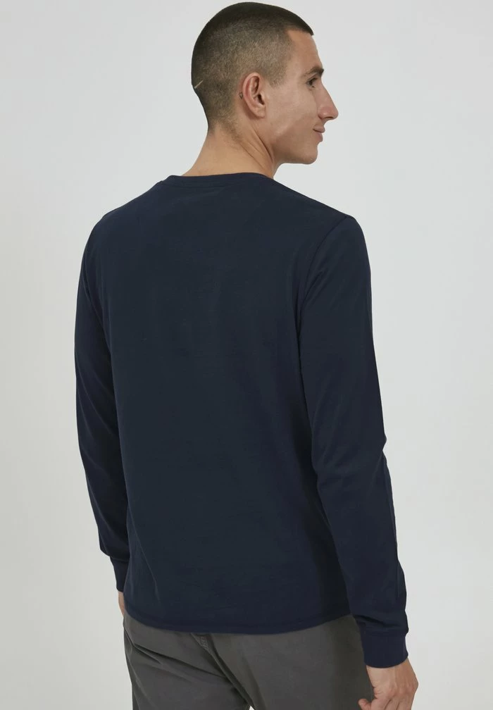 Le moins cher 💯 INDICODE 👖 JEANS IDARMANDO - T-shirt à Manches Longues - Navy 😀 – Image 3