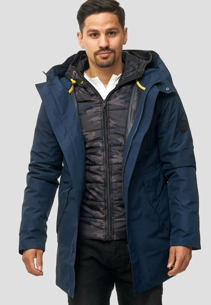 Nouveau 🛒 INDICODE 👖 JEANS Veste D'hiver - Navy ❤️ – Image 5